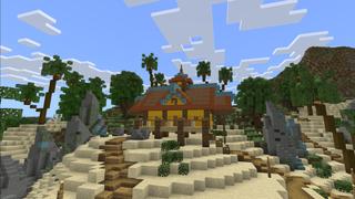 Screenshot of the Minecraft Bedrock Marketplace product Summer Paradise created by Asiago Bagels.