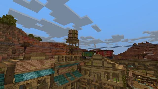 Screenshot of the Minecraft Bedrock Marketplace product The Wild West created by Asiago Bagels.