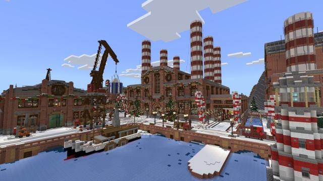 Screenshot of the Minecraft Bedrock Marketplace product Toy Factory created by Asiago Bagels.