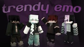 Thumbnail of the Minecraft Bedrock Marketplace product Trendy Emo created by Asiago Bagels.