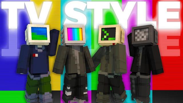 Thumbnail of the Minecraft Bedrock Marketplace product TV Style created by Asiago Bagels.