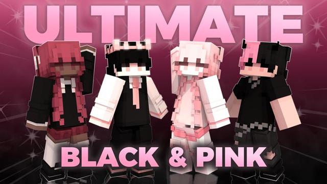 Thumbnail of the Minecraft Bedrock Marketplace product Ultimate Black & Pink created by Asiago Bagels.