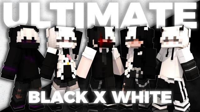 Thumbnail of the Minecraft Bedrock Marketplace product Ultimate Black X White created by Asiago Bagels.
