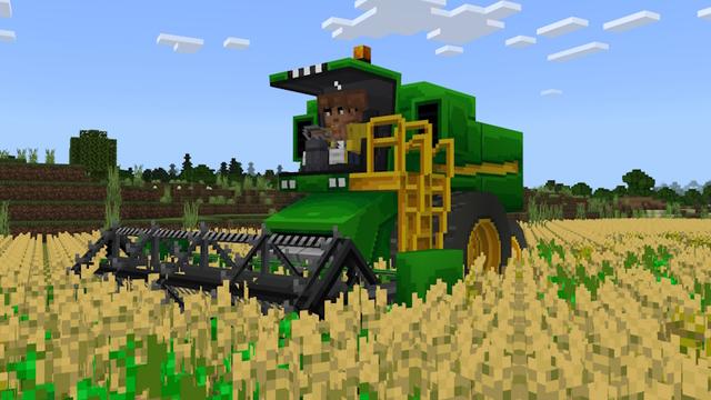Screenshot of the Minecraft Bedrock Marketplace product Vehicles Add-On created by Asiago Bagels.