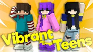 Thumbnail of the Minecraft Bedrock Marketplace product Vibrant Teens created by Asiago Bagels.