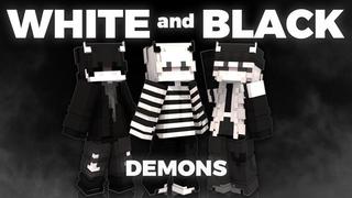 Thumbnail of the Minecraft Bedrock Marketplace product White And Black Demons created by Asiago Bagels.