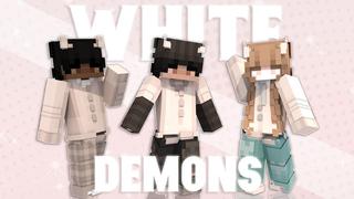 Thumbnail of the Minecraft Bedrock Marketplace product White Demons created by Asiago Bagels.