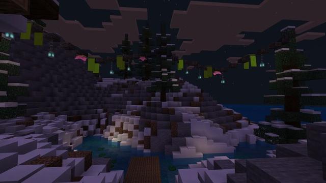 Screenshot of the Minecraft Bedrock Marketplace product Winter Paradise created by Asiago Bagels.