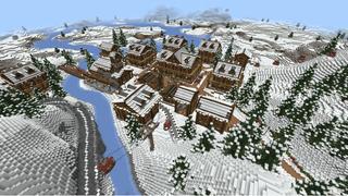Screenshot of the Minecraft Bedrock Marketplace product Winter Resort created by Asiago Bagels.