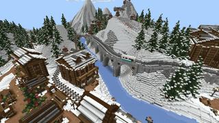 Screenshot of the Minecraft Bedrock Marketplace product Winter Resort created by Asiago Bagels.