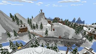 Screenshot of the Minecraft Bedrock Marketplace product Winter Resort created by Asiago Bagels.