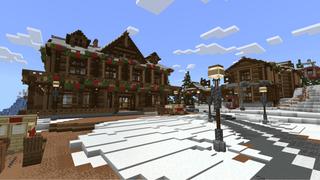 Screenshot of the Minecraft Bedrock Marketplace product Winter Resort created by Asiago Bagels.