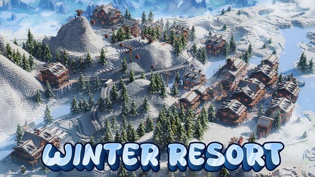 Thumbnail of the Minecraft Bedrock Marketplace product Winter Resort created by Asiago Bagels.