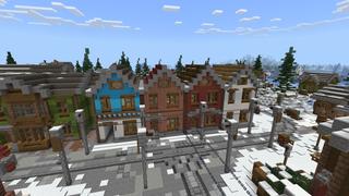 Screenshot of the Minecraft Bedrock Marketplace product Winter Wonderland created by Asiago Bagels.