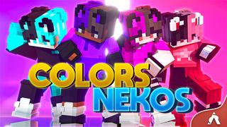 Thumbnail of the Minecraft Bedrock Marketplace product Colors Nekos created by Atheris Games.