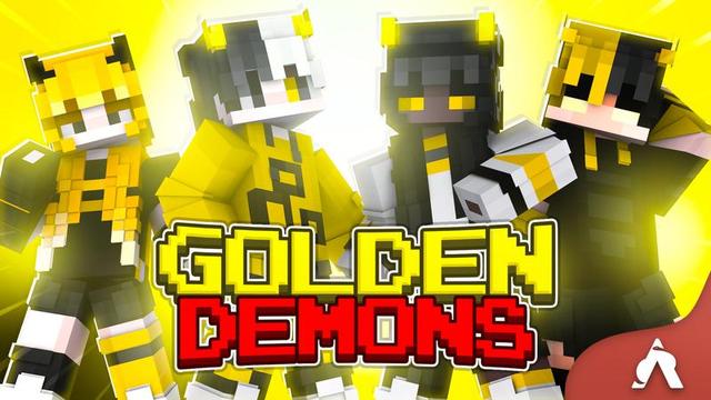 Thumbnail of the Minecraft Bedrock Marketplace product Golden Demons created by Atheris Games.