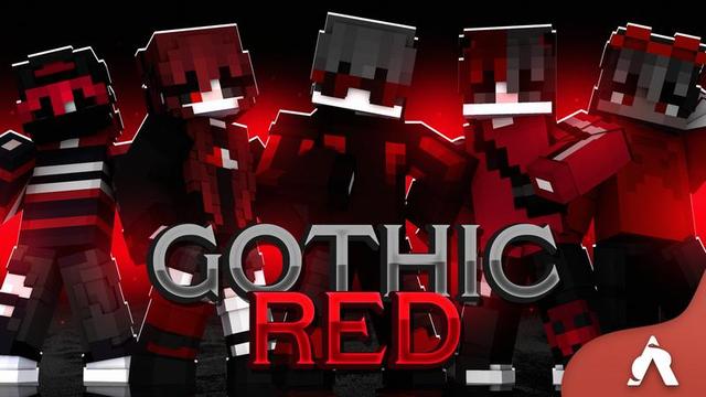 Thumbnail of the Minecraft Bedrock Marketplace product Gothic Red created by Atheris Games.