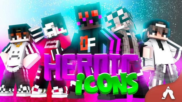 Thumbnail of the Minecraft Bedrock Marketplace product Heroic Icons created by Atheris Games.