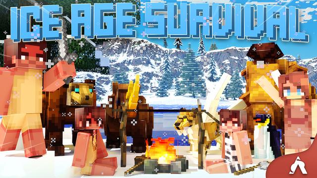 Thumbnail of the Minecraft Bedrock Marketplace product Ice Age Survival created by Atheris Games.