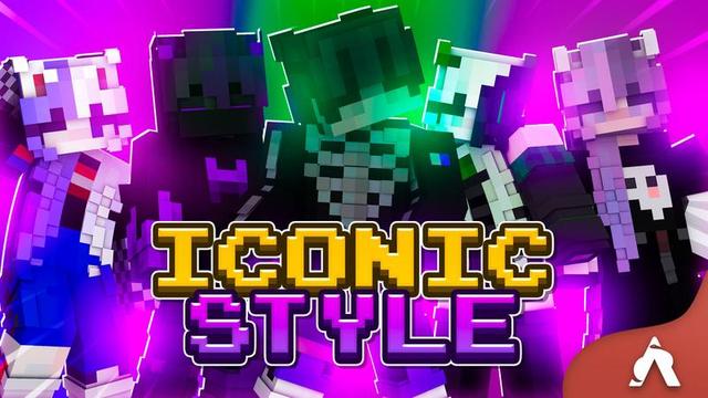 Thumbnail of the Minecraft Bedrock Marketplace product Iconic Style created by Atheris Games.