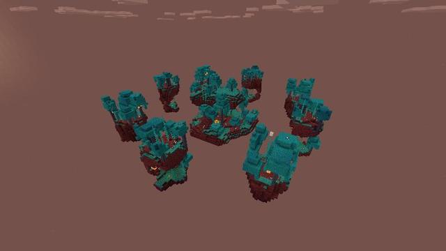 Screenshot of the Minecraft Bedrock Marketplace product Lucky Skywars: Nether Update created by Atheris Games.