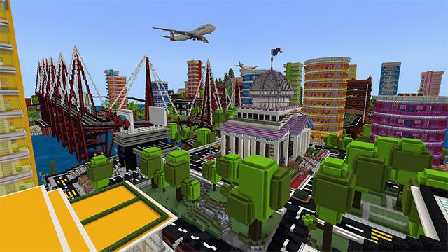 Screenshot of the Minecraft Bedrock Marketplace product Mini City created by Atheris Games.