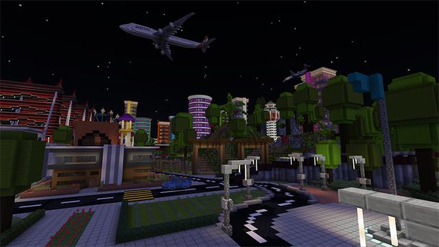 Screenshot of the Minecraft Bedrock Marketplace product Mini City created by Atheris Games.