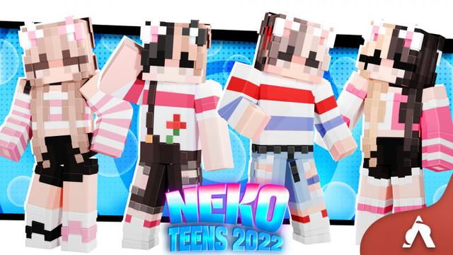 Thumbnail of the Minecraft Bedrock Marketplace product Neko Teens 2022 created by Atheris Games.