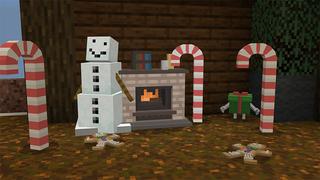 Screenshot of the Minecraft Bedrock Marketplace product Santa's Skyblock created by Atheris Games.