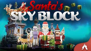 Thumbnail of the Minecraft Bedrock Marketplace product Le Skyblock du Père Noël created by Atheris Games.