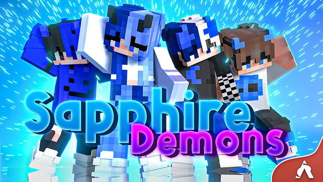 Thumbnail of the Minecraft Bedrock Marketplace product Sapphire Demons created by Atheris Games.