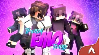 Thumbnail of the Minecraft Bedrock Marketplace product Trendy Emo Teens created by Atheris Games.