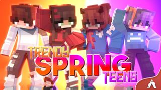 Thumbnail of the Minecraft Bedrock Marketplace product Trendy Spring Teens created by Atheris Games.