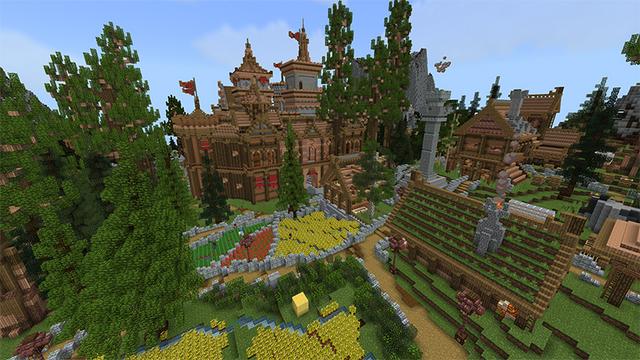Screenshot of the Minecraft Bedrock Marketplace product Valhalla Mashup created by Atheris Games.