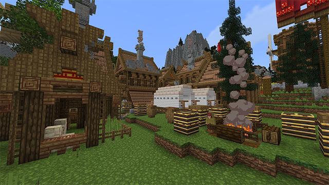 Screenshot of the Minecraft Bedrock Marketplace product Valhalla Mashup created by Atheris Games.