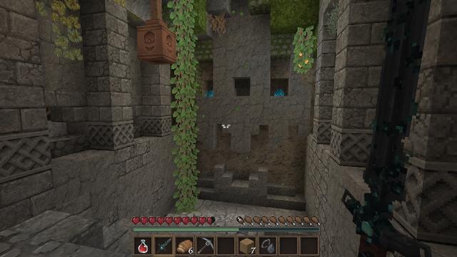 Screenshot of the Minecraft Bedrock Marketplace product The Crossroads created by Aurafall Studios.