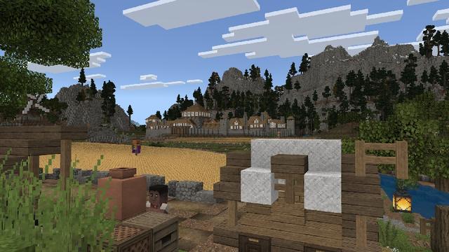 Screenshot of the Minecraft Bedrock Marketplace product The Crossroads created by Aurafall Studios.