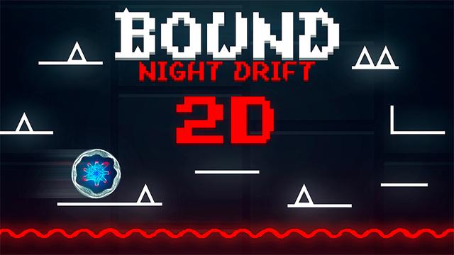 Thumbnail of the Minecraft Bedrock Marketplace product Bound - Night Drift 2D created by Aurrora.