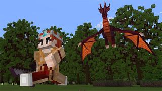Screenshot of the Minecraft Bedrock Marketplace product Dragons Keep created by Aurrora.