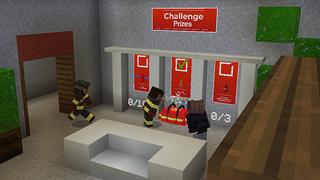 Screenshot of the Minecraft Bedrock Marketplace product Fairbanks Fire Station created by Aurrora.