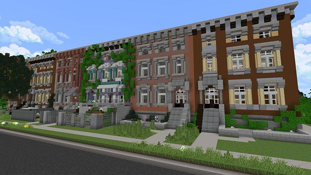 Screenshot of the Minecraft Bedrock Marketplace product Fairbanks Fire Station created by Aurrora.
