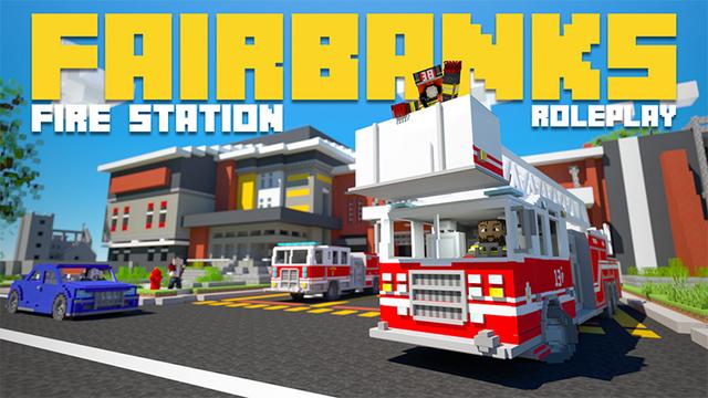 Thumbnail of the Minecraft Bedrock Marketplace product Fairbanks Fire Station created by Aurrora.