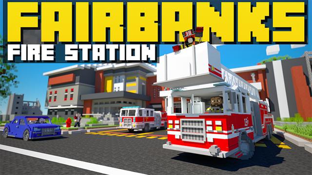 Thumbnail of the Minecraft Bedrock Marketplace product Fairbanks Fire Station created by Aurrora.