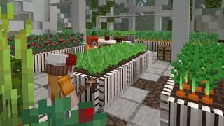 Screenshot of the Minecraft Bedrock Marketplace product Farming Sim created by Aurrora.
