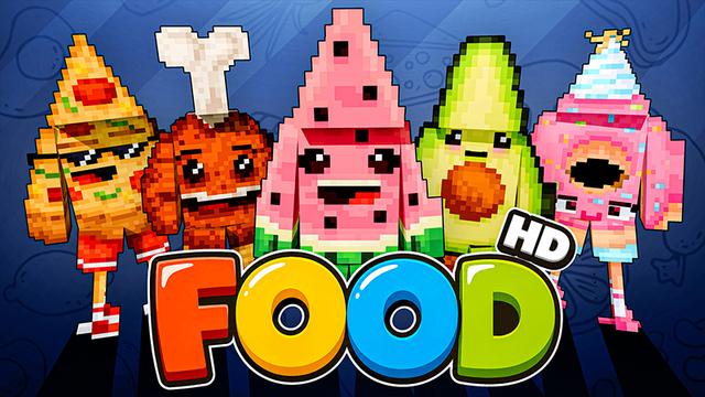 Thumbnail of the Minecraft Bedrock Marketplace product Food HD created by Aurrora.
