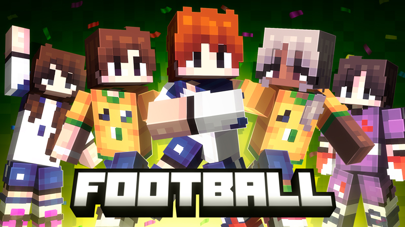 Football by Aurrora | CHUNK - Minecraft Bedrock Marketplace Explorer
