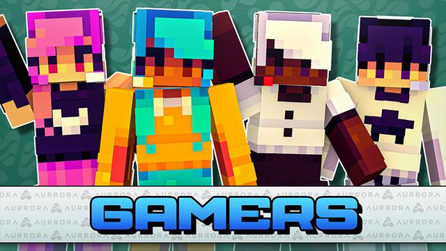 Thumbnail of the Minecraft Bedrock Marketplace product Gamers created by Aurrora.