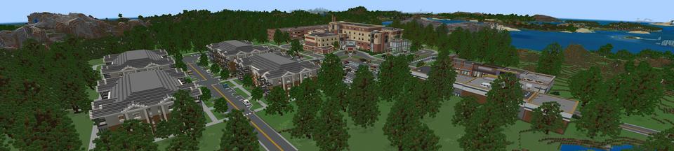 Panorama of the Minecraft Bedrock Marketplace product Hallmark Hospital - Roleplay created by Aurrora.