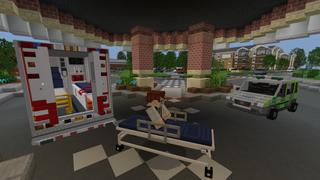 Screenshot of the Minecraft Bedrock Marketplace product Hallmark Hospital - Roleplay created by Aurrora.