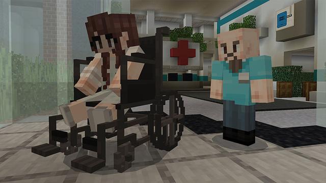 Screenshot of the Minecraft Bedrock Marketplace product Hallmark Hospital - Roleplay created by Aurrora.